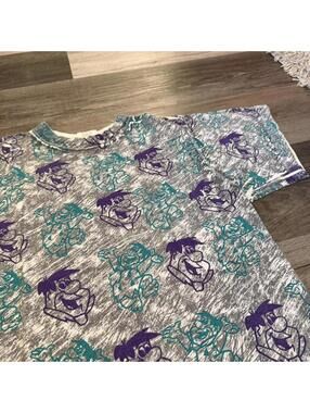 Vintage the flintstones Fred flintstone AOP t shirt 90s M